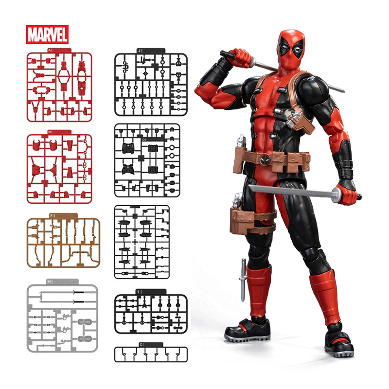 Fondjoy 15cm Deadpool articulaciones móviles 1/12 juguete ensamblado modelo Marvel Anti héroes figura de Anime juguete para niños regalo adorno de mesa