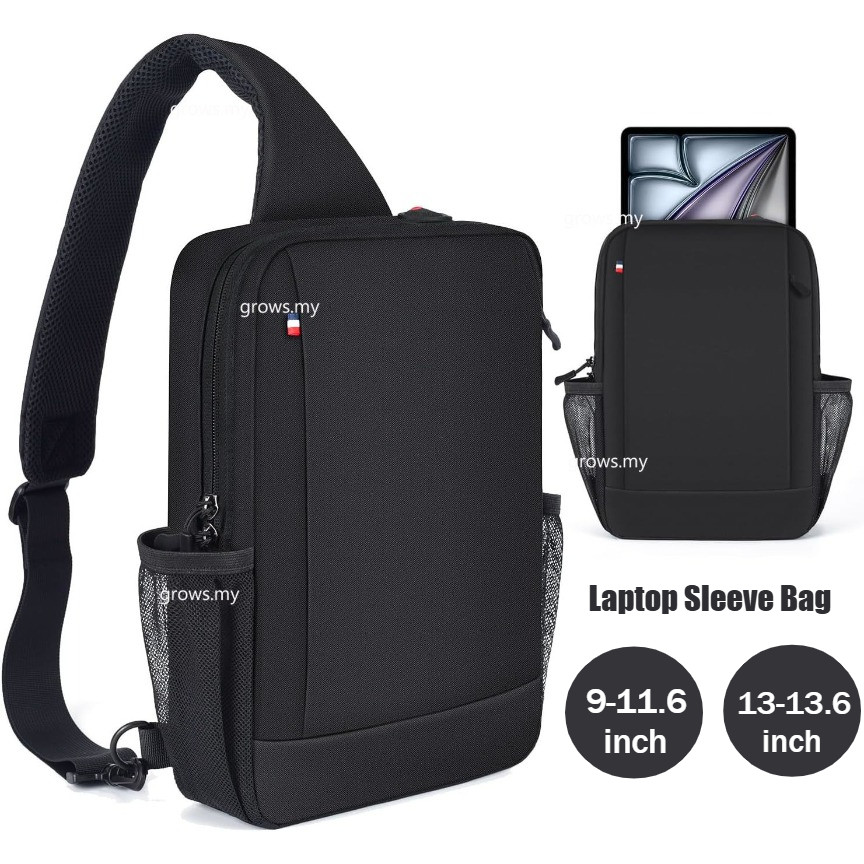 Sac à bandoulière pour iPad Pro M4 13 12.9 Air6 11 MacBook Air/Pro 13-13.6 pouces ordinateur portable MacBook Pro 14 pouces MacBook Air M1 M2 pochette