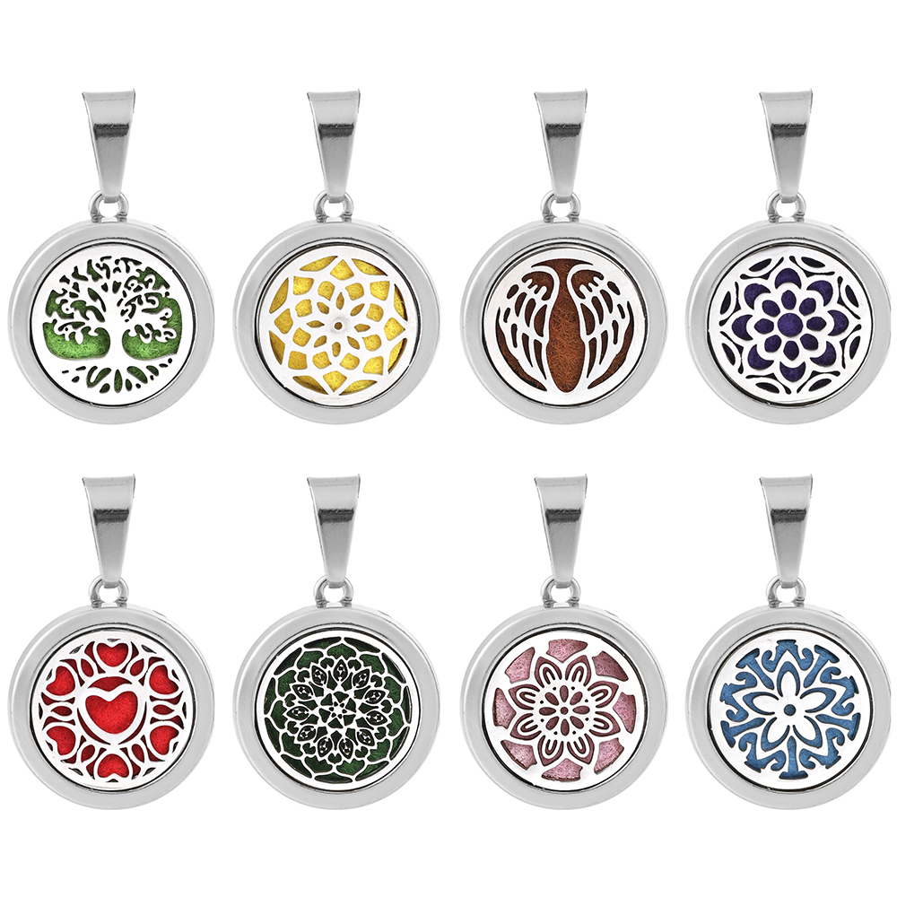 Petit Pendentif Diffuseur d'Huile Essentielle d'Aromathérapie, Collier Arbre de Vie, Médaillon Ouvert, sexuellement, Nouvelle Collection