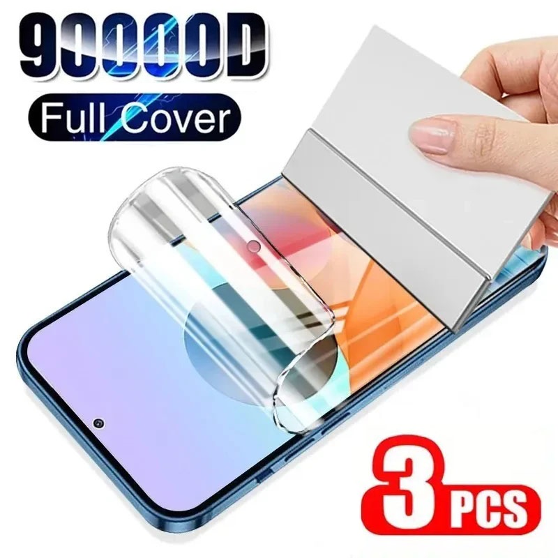 Pellicola idrogel 3 pezzi per Samsung Galaxy A6 A7 2018 A8 Star Lite A8s A9s A9 Pro 2019 XCover 4s 4 5 6 3 pellicola salvaschermo