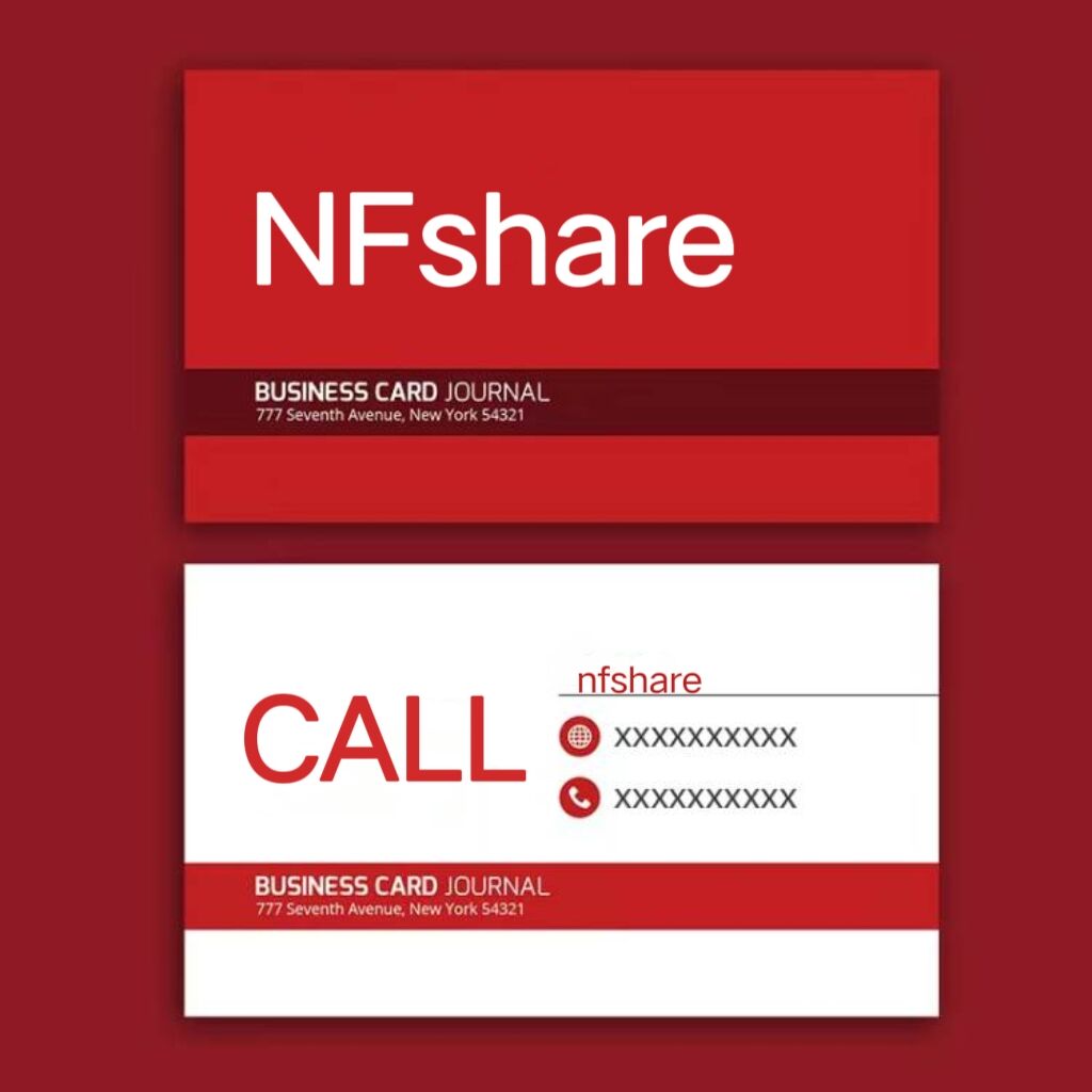 impresión nfshare Impresión personalizada de tarjetas