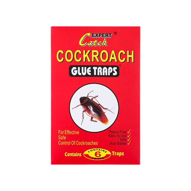 6 pieces of powerful cockroach sticker sticker cockroach board large cockroach glue household cockroach control