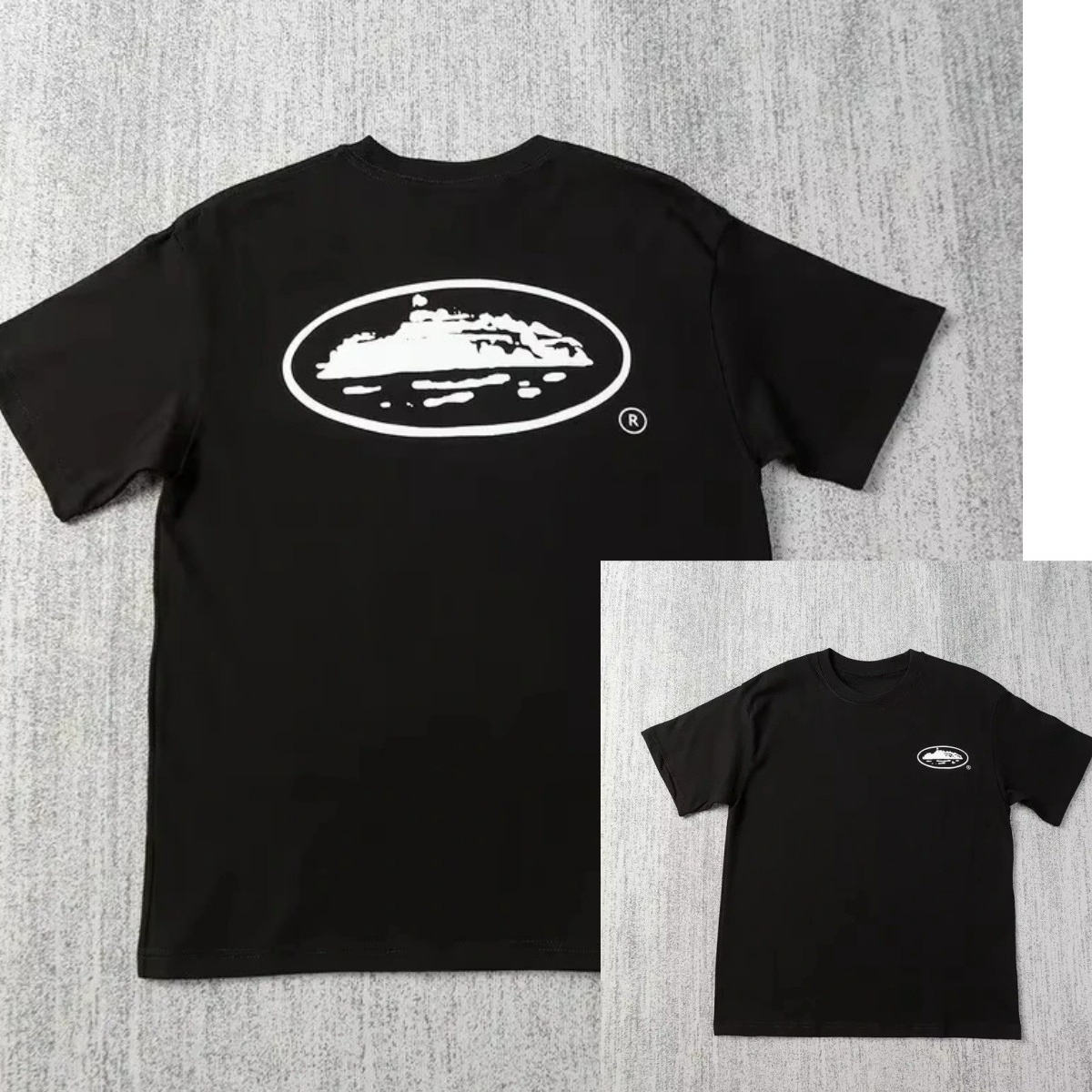Camiseta Casual com Estampa de Barco à Vela, Marca de Luxo para Homens e Mulheres