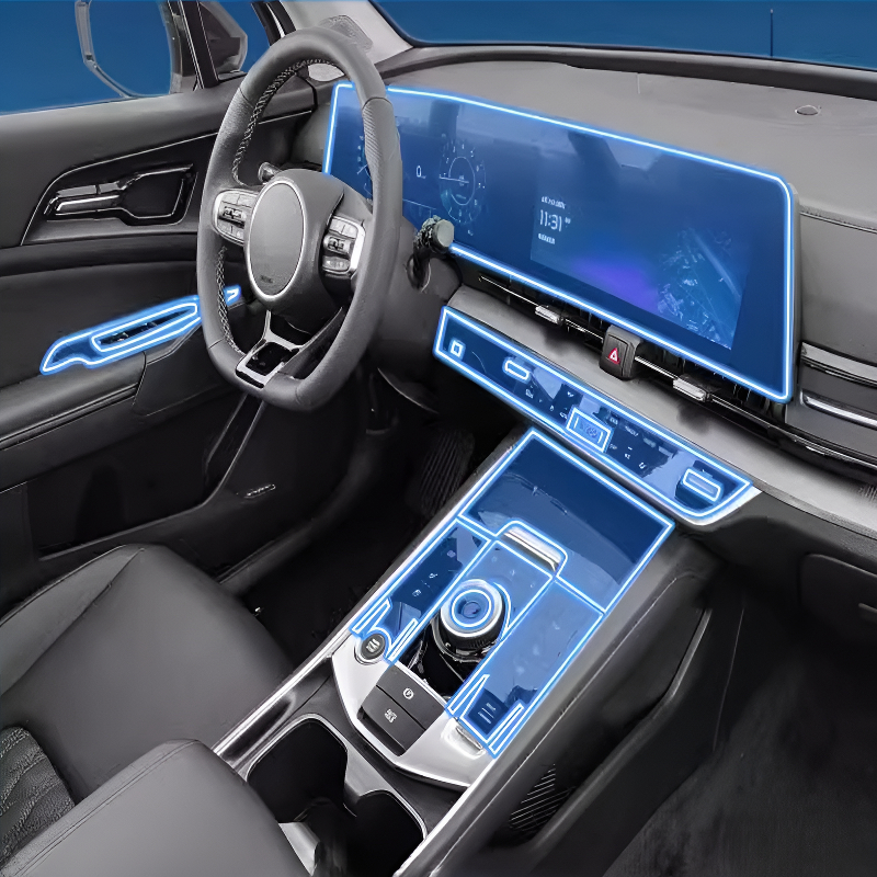 Voor Kia Sportage 2023-2025 Dashboard Multimedia Navigatie Transparante Anti-Kras Bescherming Film Modificatie