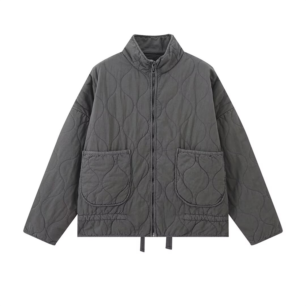 Herbst/Winter Neues Produkt Mode Lässige Damenbekleidung Einfache und vielseitige gesteppte Baumwollkleidung