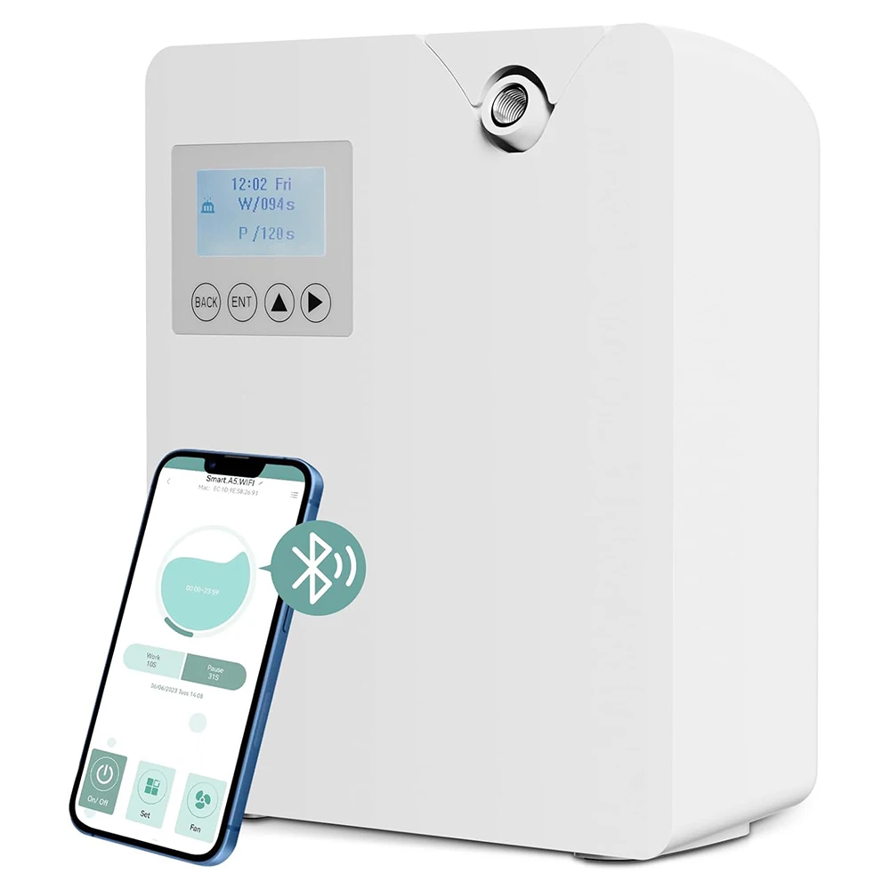 Difusor de fragancia sin agua, difusor de aromatizantes con Control WIFI de 300ml, función de temporizador, ambientador, distribuidor de olores para el hogar y el Hotel