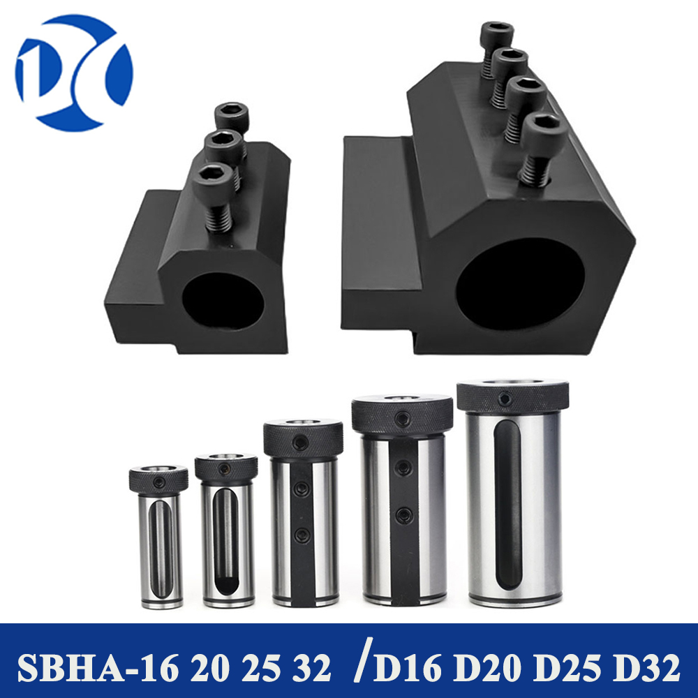 SBHA16-20 SBHA16 20 25 32 Lathe Inner Diameter Auxiliary Tool Mechanical Lathe Sleeve D16 D20 D25 D32 Lathe Guide Sleeves