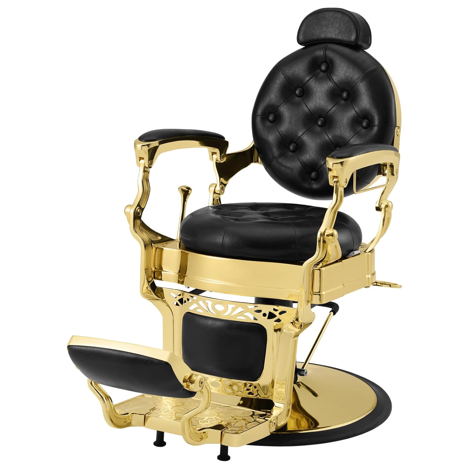 Retro Barber Chair Heavy Duty Barber Chairs Vintage Salon Chair Hydraulic Recline Beauty Spa Styling Equipment Rounded, Custom
