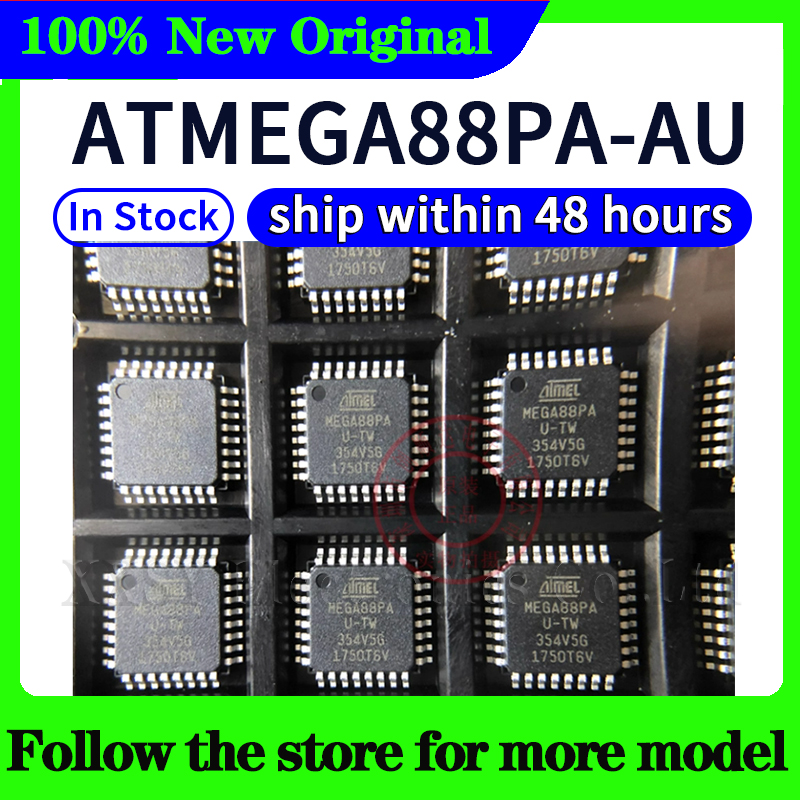 ATMEGA88PA-AU ATMEGA88PA Op voorraad 48-uurs schip