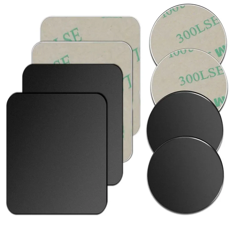 Placa de Metal Universal para teléfono móvil Magsafe, soporte magnético para teléfono de coche, pegatina de disco de hoja de hierro, soporte de montaje para iPhone Xiaomi