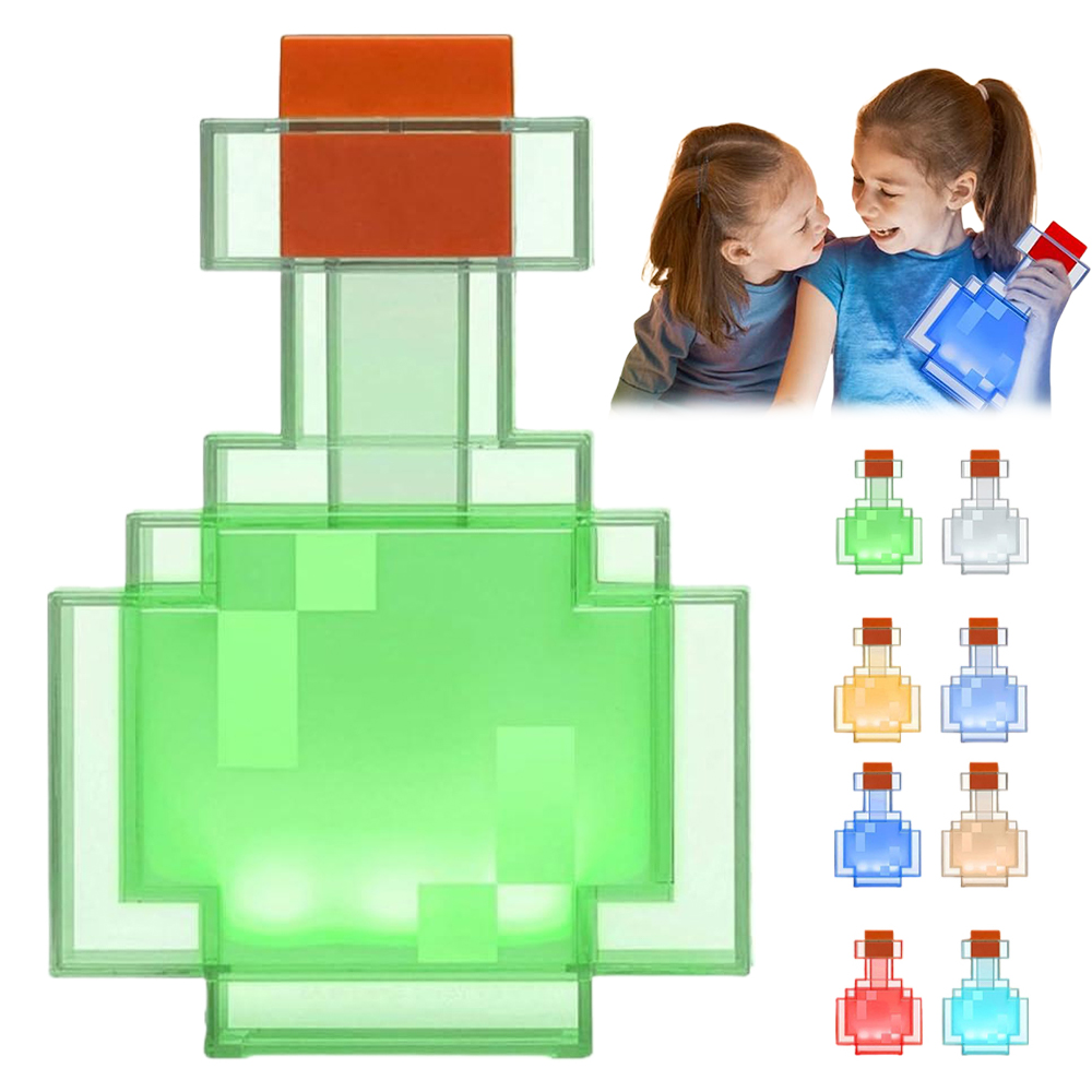 Wiederaufladbares Magic Potion Nachtlicht – LED-Augenschutzleuchte – Schüttelsteuerung mit 8 Farbmodi – Spielzimmer- und Schlafzimmerdekoration – Geburtstagsgeschenk für Freunde