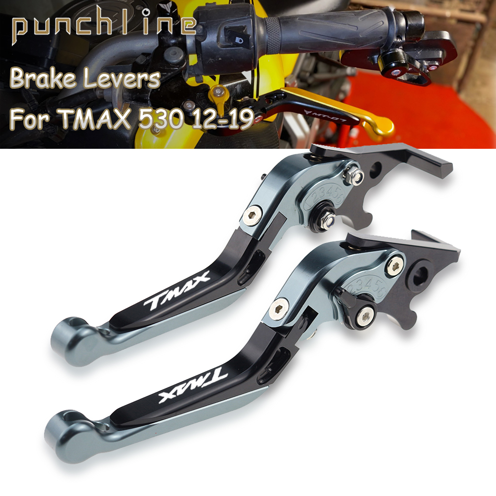 Passend für TMAX 530 DX 2012–2019. Bremsgriffe für T-MAX 530 SX 12–19, T-MAX 500 08–11, TMAX 560 20–21, klappbare ausziehbare Bremshebel