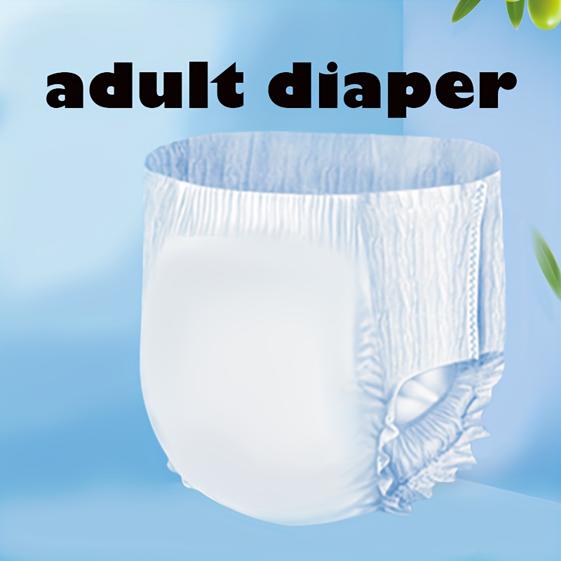 Culotte côtelée unisexe pour adulte, 1 paquet de 40 pièces de style fermé, culotte infaillible de poulet à absorption rapide, couche-culotte pour adulte