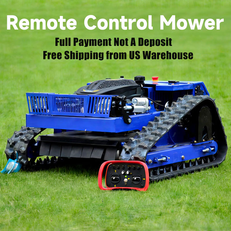 Free Shipping From Us Warehouse Wireless Remote Control Mower,Full Payment Robot Lawn Mower,All-Terrain Robotic Grass Cutter