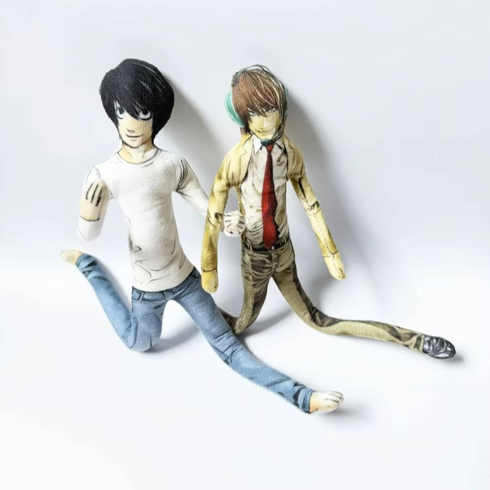 Giocattolo Anime Light Yagami L da 28cm, Bambola Light Yagami L, Giocattoli Modellabili e Allungabili, Decorazione per la Camera, Regalo di Compleanno, Festival, Natale