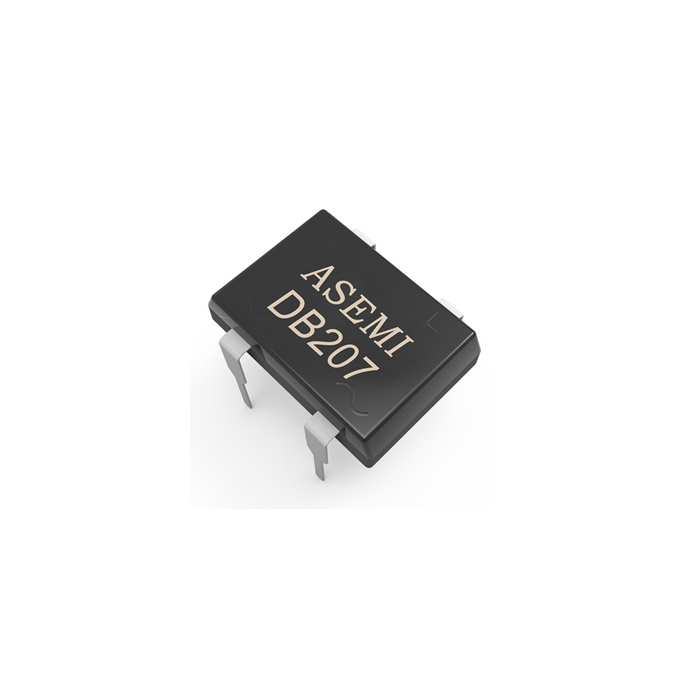 Dioda Penyearah Jembatan DB207 60 mil 2A 1000V DB-4 ASEMI Untuk Catu Daya Switching