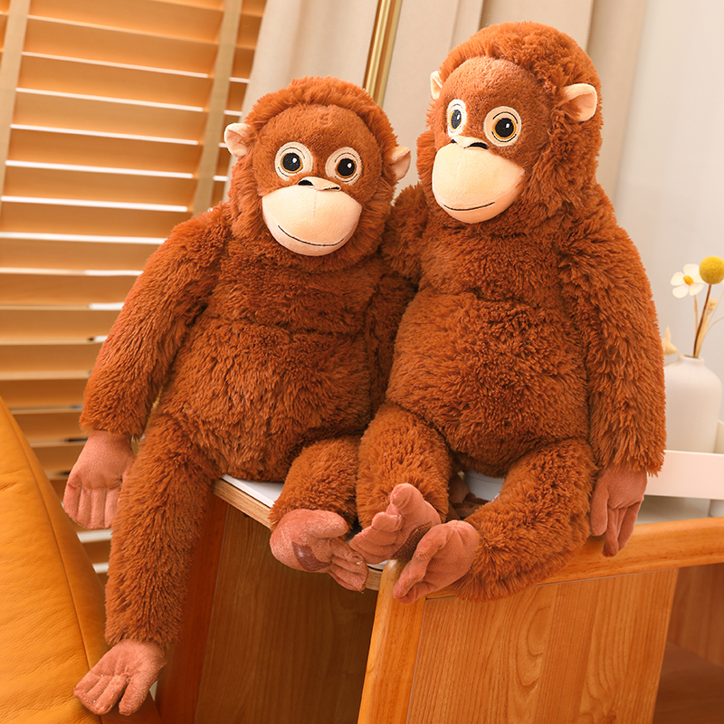 กอริลลาตุ๊กตาสัตว์,ของขวัญสําหรับเด็ก,Wild Onez Zoo สัตว์,ตุ๊กตา Gorilla ของเล่นสมจริง Plush,Gorilla Plush ของเล่น