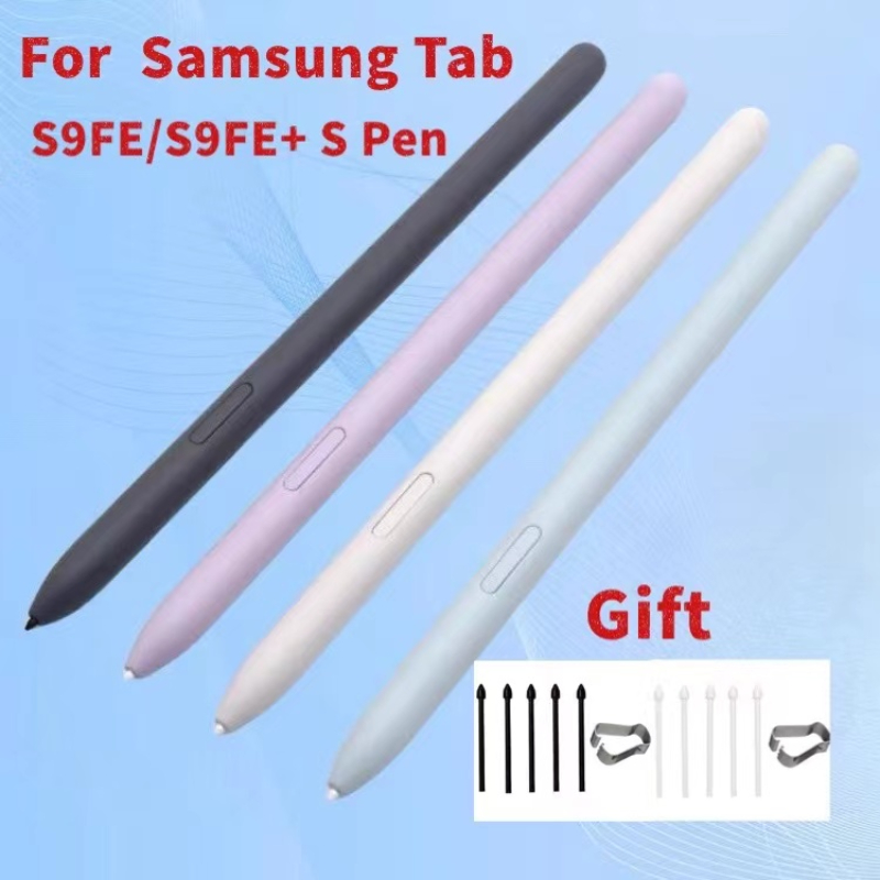Pensil Tablet Stylus, untuk Samsung Tab S9 FE S9 + S9 Ultra Pen pengganti layar Stylus Tablet sensitif tanpa Bluetooth