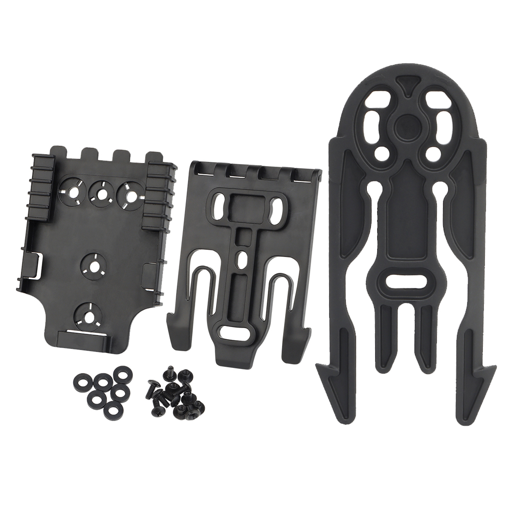 Adattatore per fondina tattica QLS 19 22 Kit sistema di bloccaggio rapido con accessori per pistole con piastra a sgancio rapido MOLLE