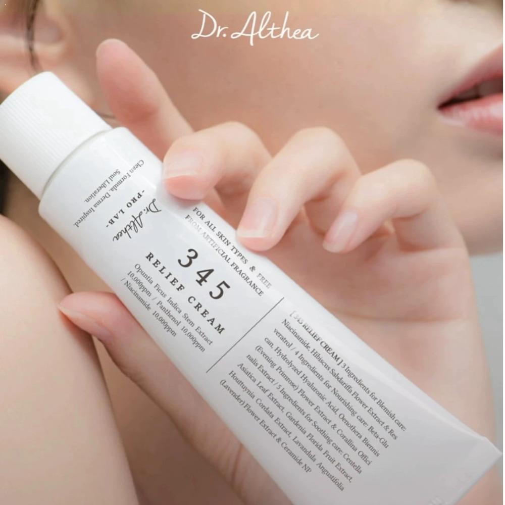 Original Korean 345 Relief Cream 147 Barrier Moisturizing Nourish Cream Hyaluronic Acid Centella Asiatica Soothing Repair Cream