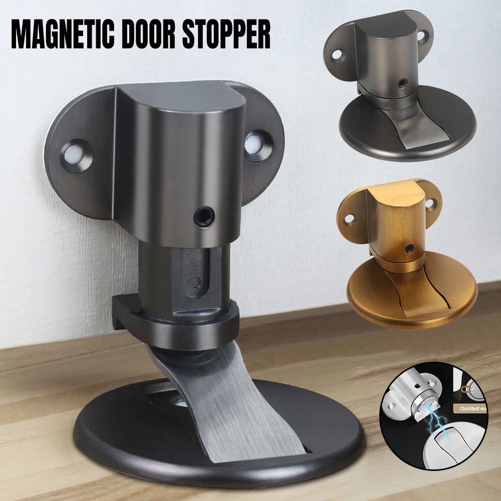 Magnetische deurstopper Anti-botsing Verstelbare deur Vloerstophouder Catch