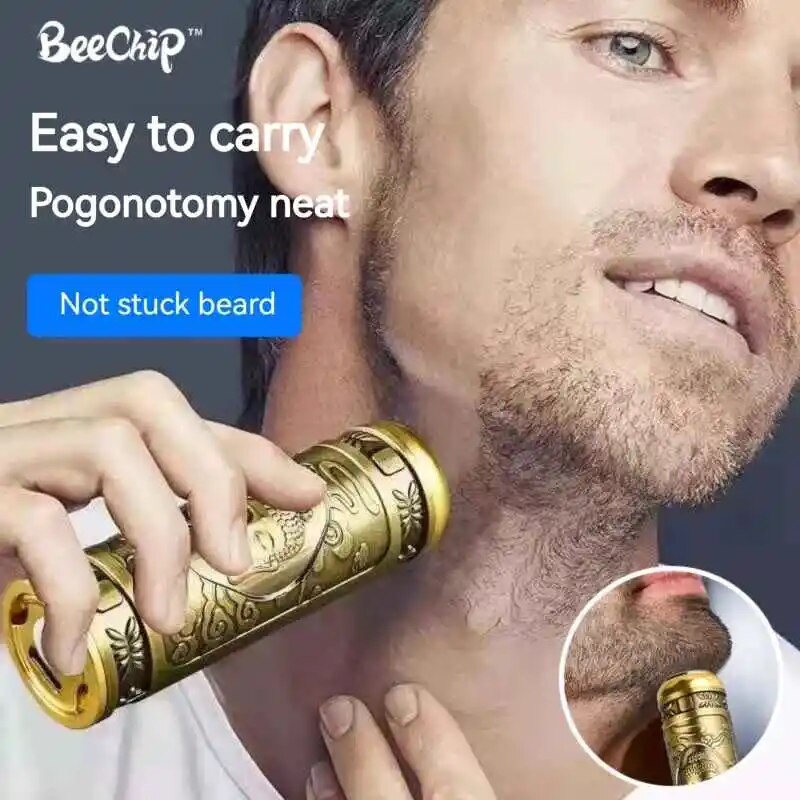 Maquinillas de afeitar eléctricas para hombre, afeitadoras impermeables, afeitadoras, afeitadas, sin irritación