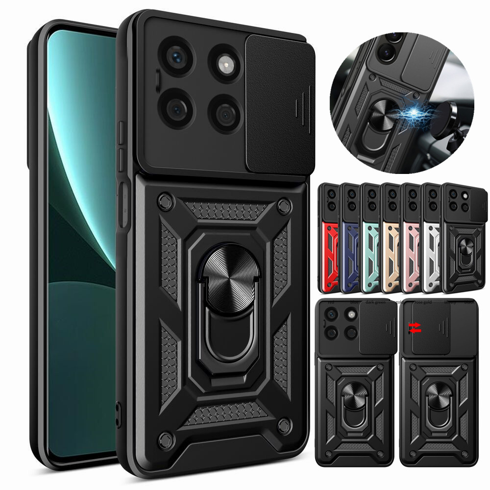 Armor Case For Honor X8c X6b X8b X7b 5G 4G Cover Lens Protection With Ring Magnetic Holder Shell Capa Coque Fundas