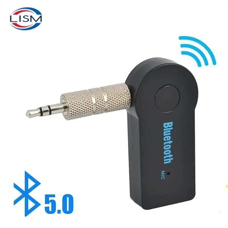 2 in 1 Wireless Bluetooth 5.0 ตัวรับสัญญาณอะแดปเตอร์แจ็ค 3.5 มม.สําหรับเครื่องเสียงรถยนต์ Aux A2dp หูฟัง Reciever แฮนด์ฟรี