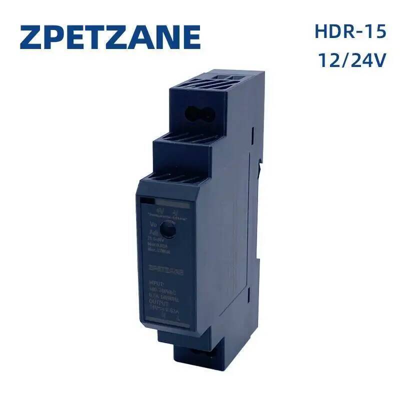 工業用スイッチ電源,超スリム,HDR-15W,smps,110v,220v,acからdc,DINレールの設置,12v,24v