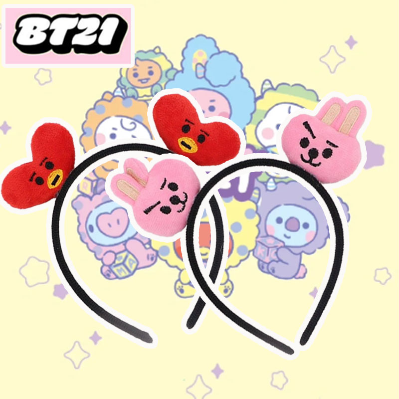 BT21 Idol Koreanisches Cartoon-Stirnband Haaraccessoire Haardekoration Promi-Merchandise Niedliches Fan-Accessoire 2026