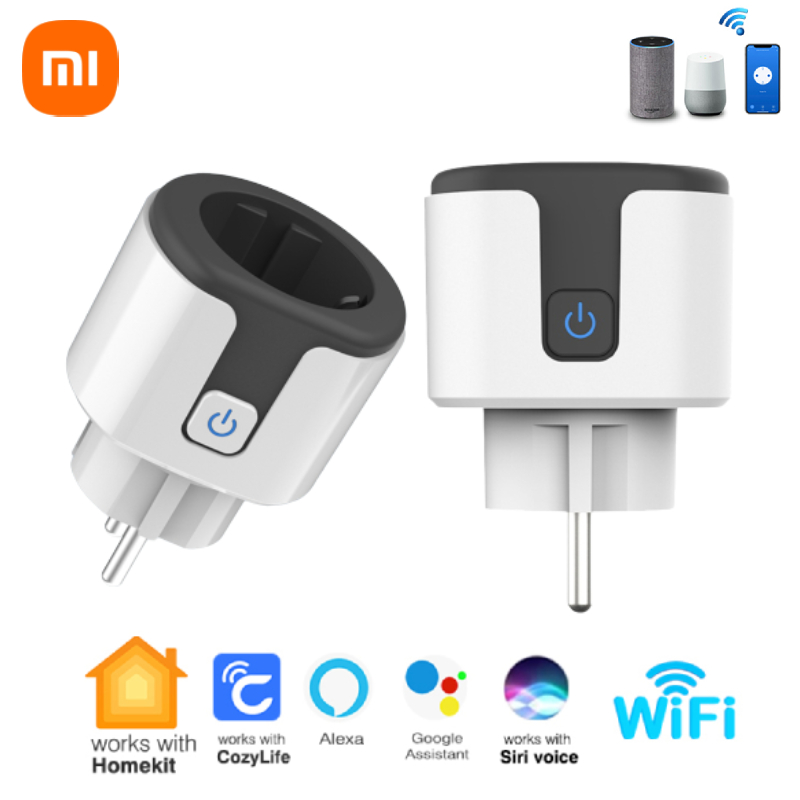 Xiaomi Smart Home Apple Homekit/Tuya enchufe inteligente enchufe de la UE toma de pared de red Wifi enchufes eléctricos uso Siri/Alexa/Google