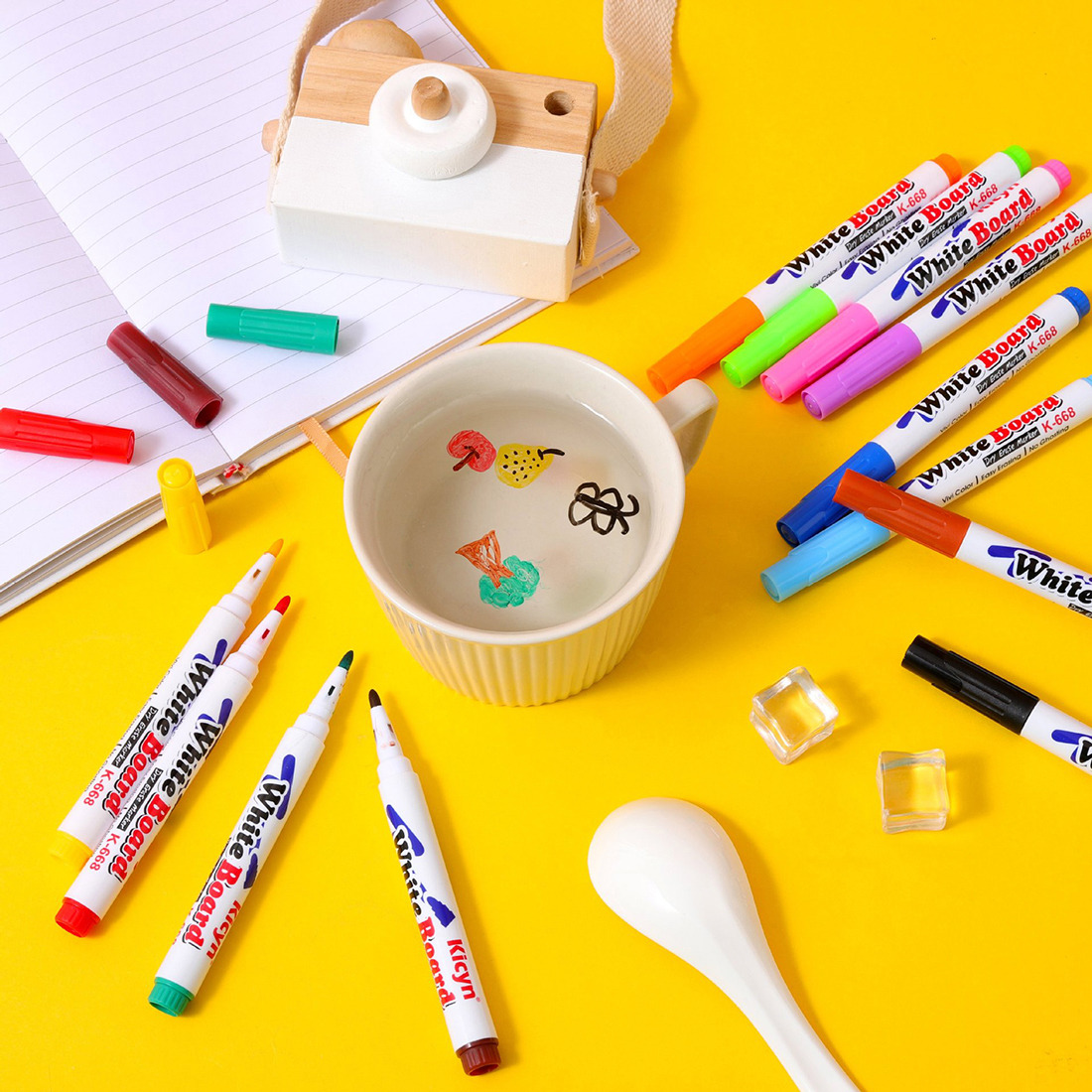 Ma Thuật Nước Tranh Bút Nhiều Màu Sắc Mark Bút Đánh Dấu Nổi Mực Bút Doodle Bút Nước Trẻ Em Montessori Đầu Đồ Chơi Giáo Dục