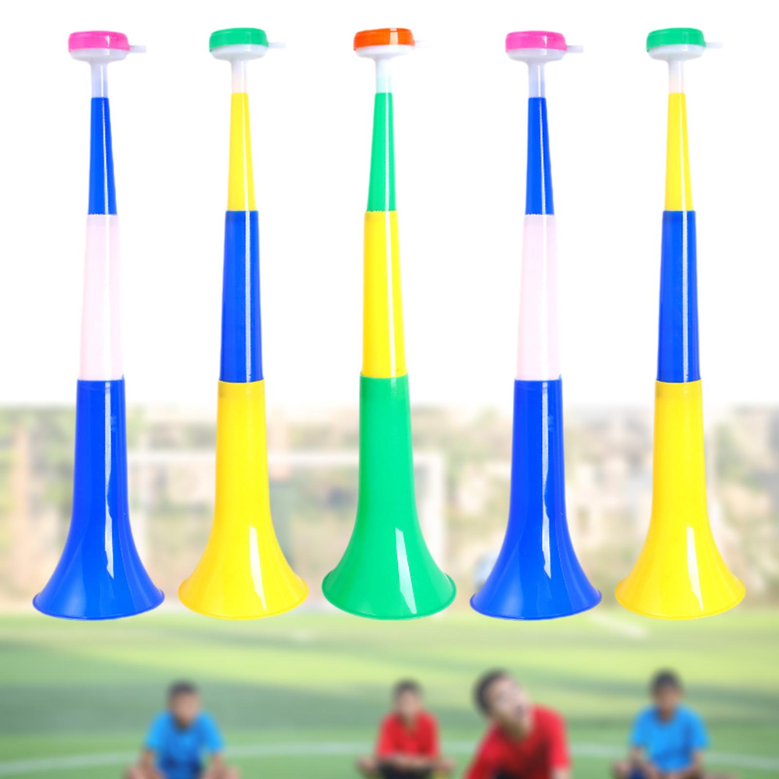 5x fabricantes de ruído alto de futebol, cheerleading, trompetes de futebol para festival de carnaval, concertos, celebração esportiva