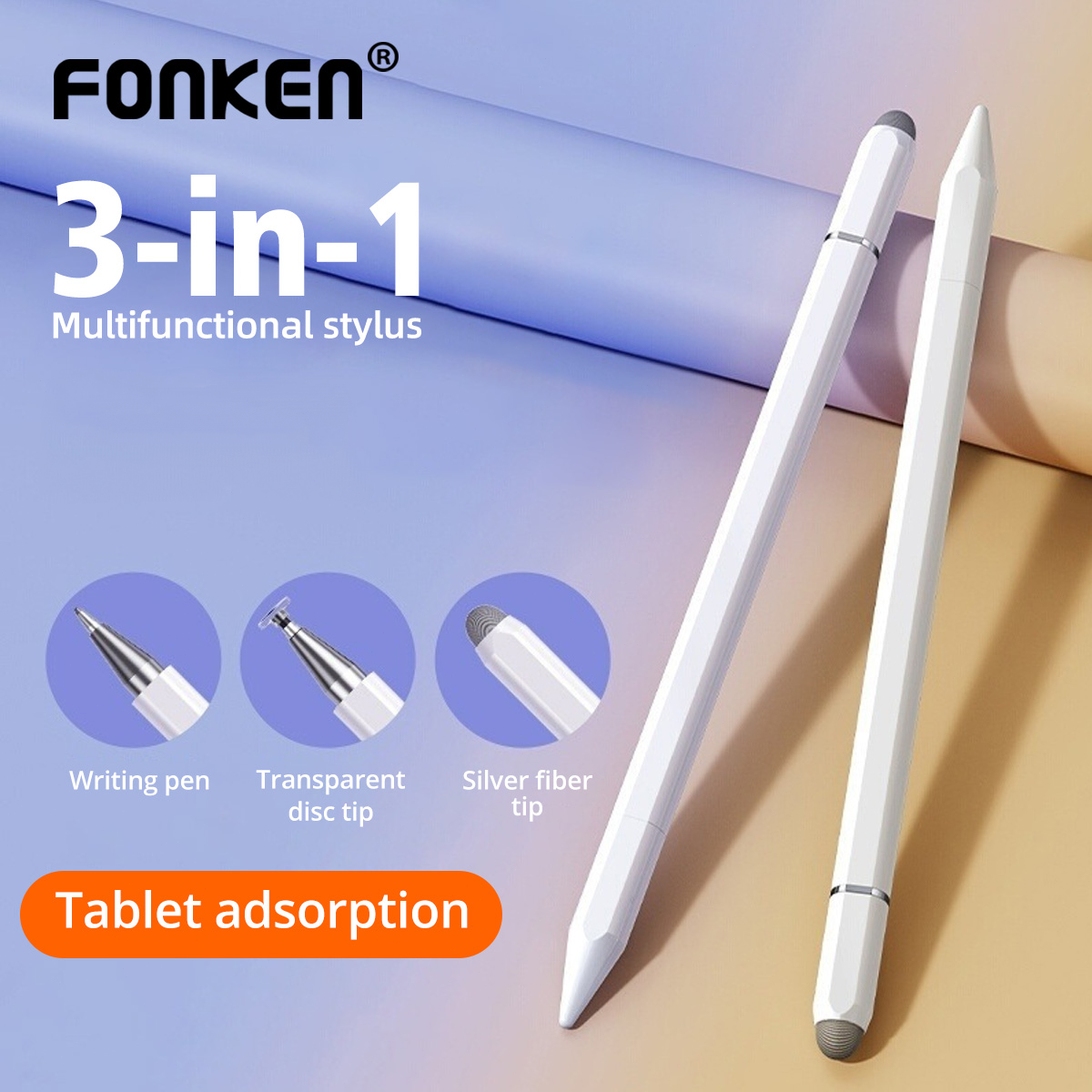 Lápiz óptico magnético 3 en 1 para tableta móvil, iPhone, ipad, tableta de dibujo, lápiz de pantalla táctil capacitiva para Android Huawei