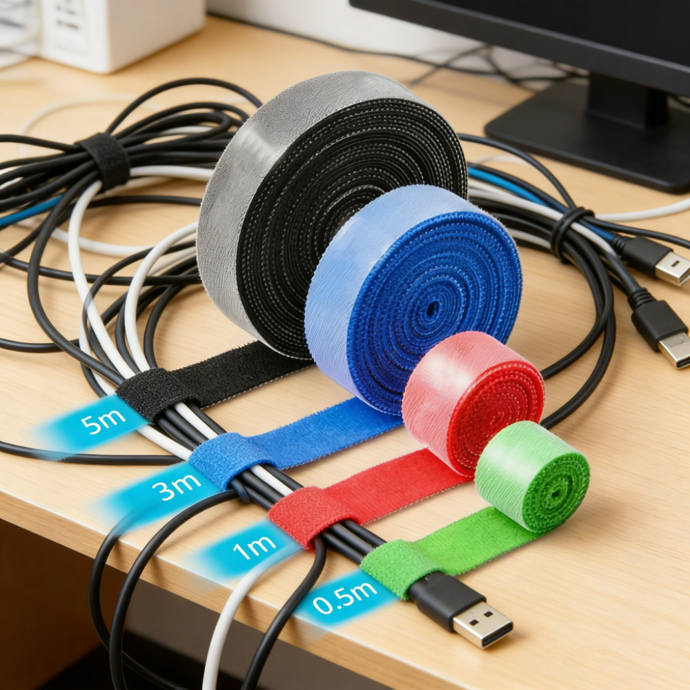 Universal 1-5m Phone Cable Organizer USB Type C Cable Management Protector Earphone Mouse Cord Ties Management Phone Accessory