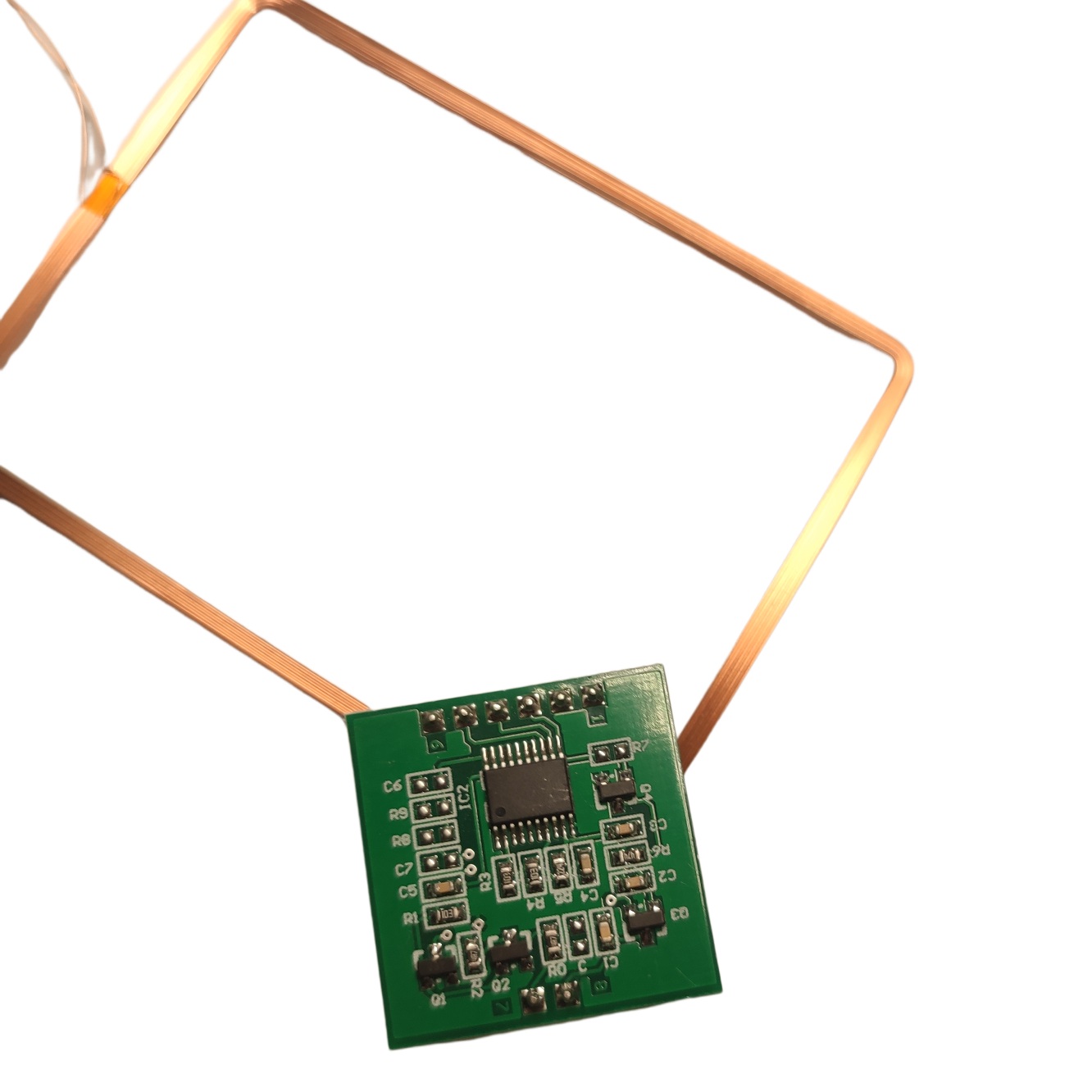 5V incorporado el módulo ISO11784/ISO11785 del escritor del lector de la etiqueta del oído de 134,2 KHz