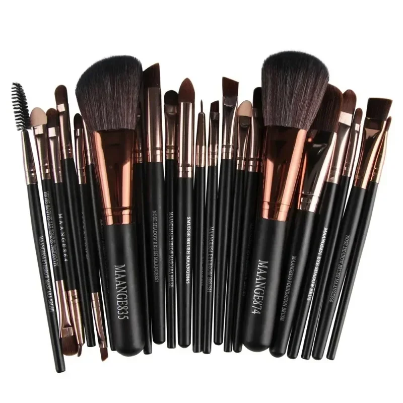 Juego de herramientas de brochas de maquillaje profesionales, Kits de herramientas de brochas de maquillaje para sombra de ojos, delineador de ojos, brochas cosméticas, 3/13/22 Uds.