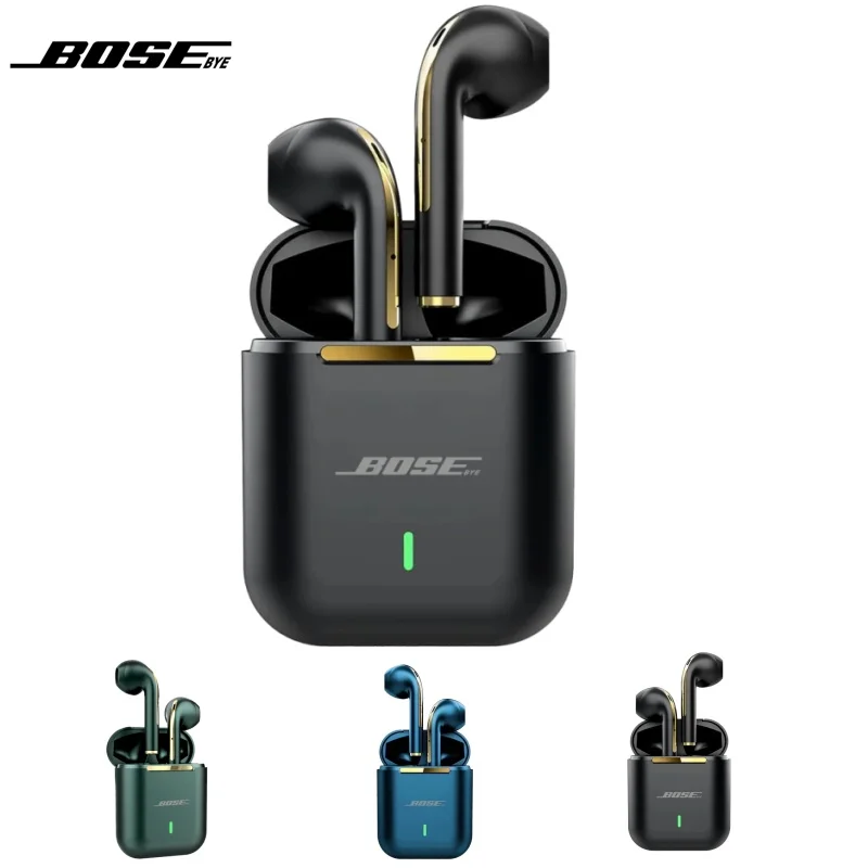 Bosebye J18 Беспроводные наушники Bluetooth-гарнитура 9D игровая гарнитура с шумоподавлением и микрофоном TWS наушники Hands-free наушники