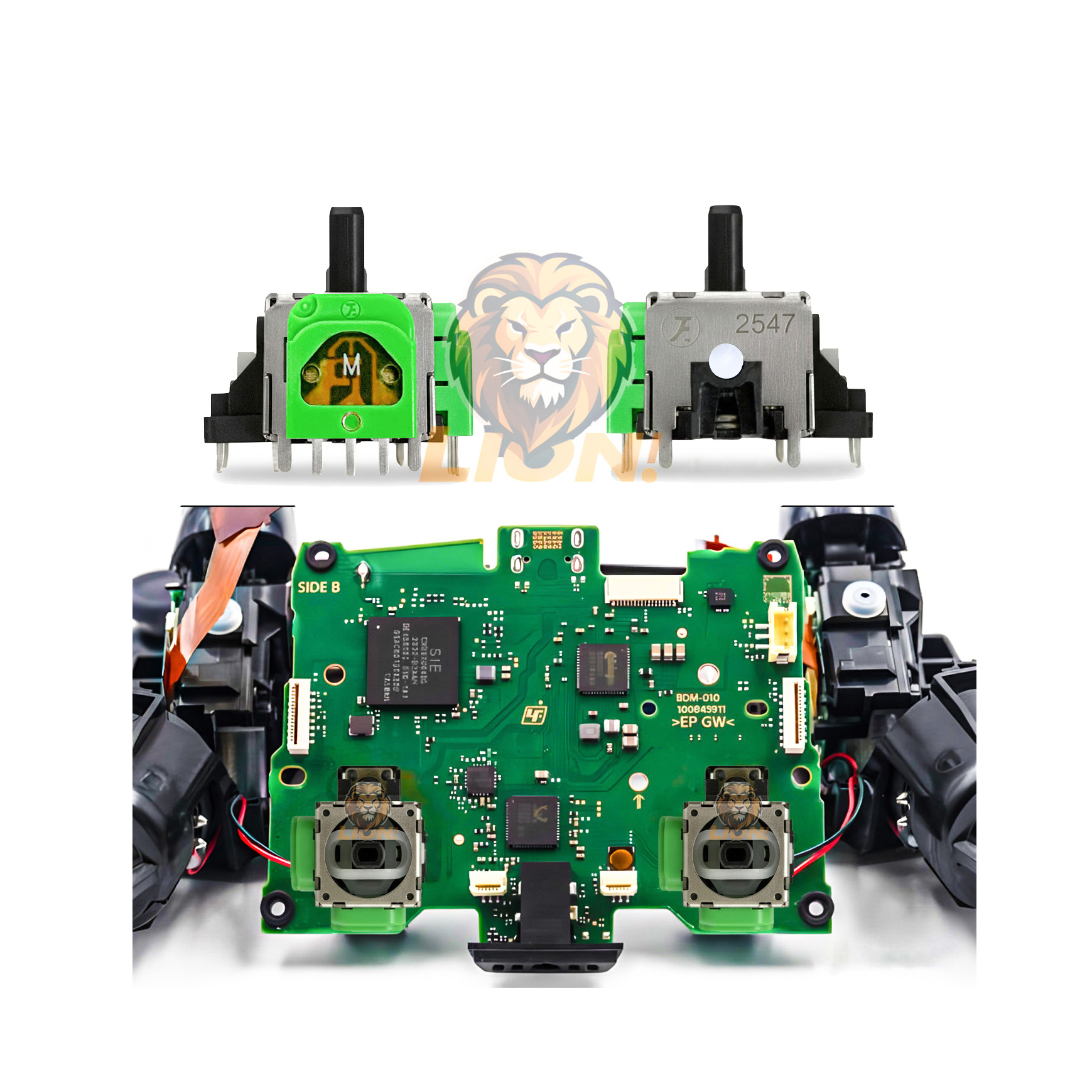 Voorkeur voor nieuwe hoeksensoren TMR X-joysticks, voor PS5 DualSense Edge, PS4 DualShock, XBOX ONE, XBOE SERIES, Elite 1