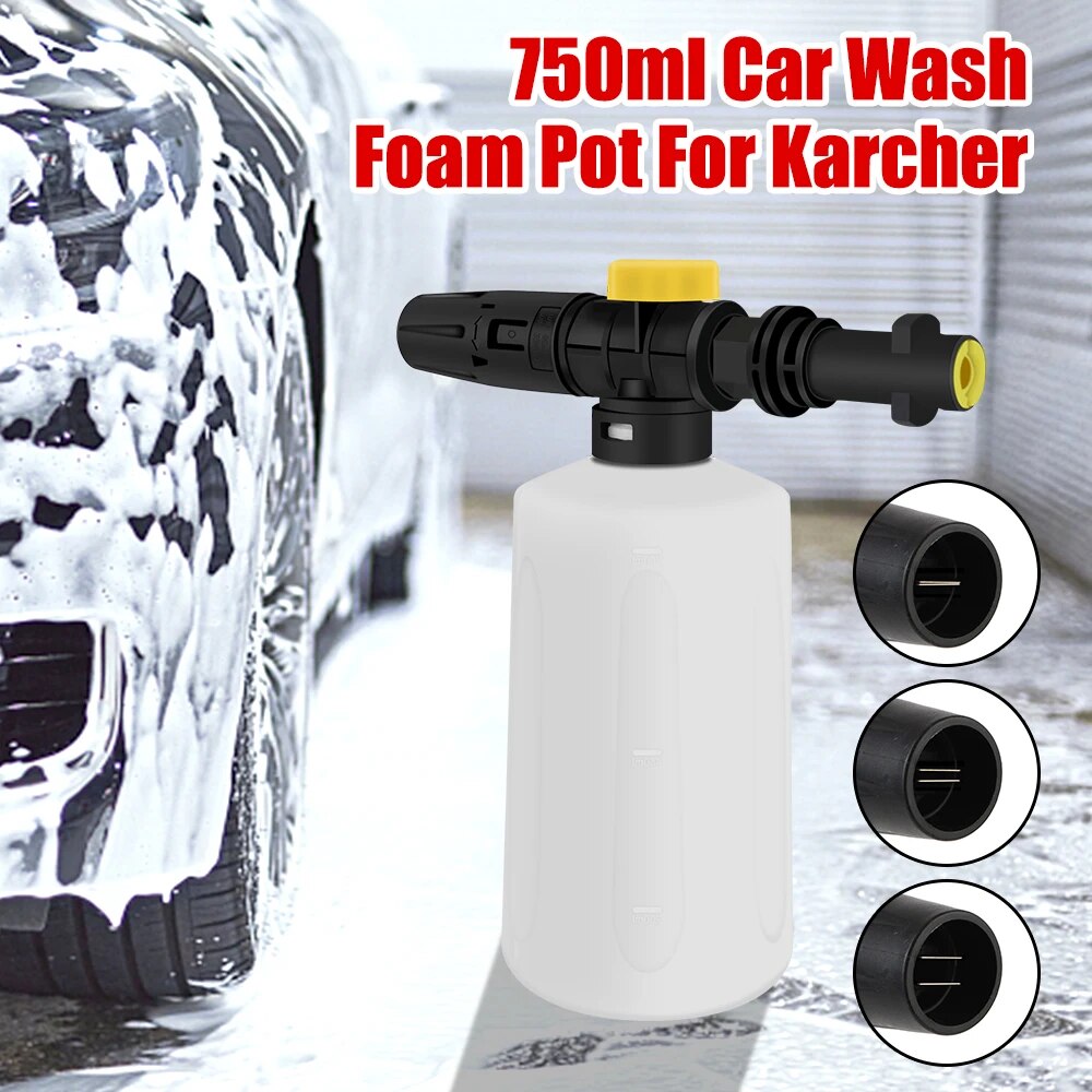หัวฉีดโฟมสบู่รถยนต์750มล. สำหรับ Karcher K2 K3 K4 K6 K5