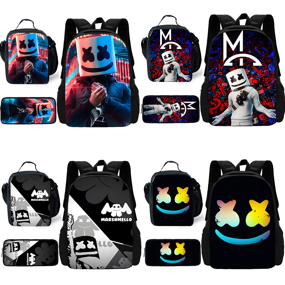 Conjunto de 3 piezas para niños y niñas, mochila escolar con bolsas de almuerzo, bolsas de lápices, mochilas escolares, el mejor regalo