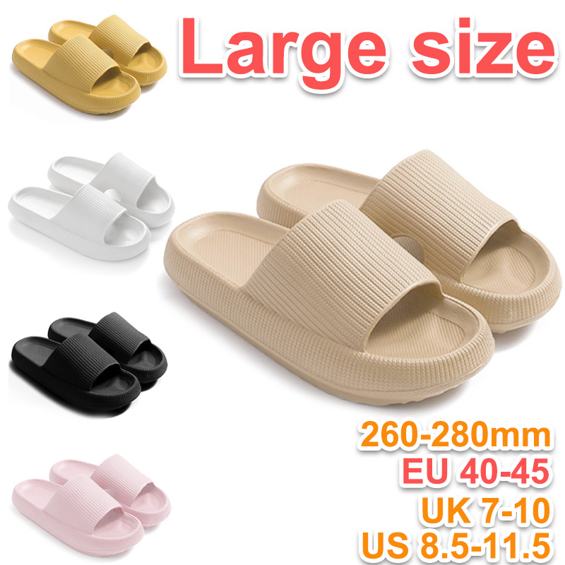 Dikke Zool Cloud Slippers Dames Heren, Groot Formaat, Kussen Huis Slippers Douche Sandalen, Indoor Badkamer Slides, Lichtgewicht, Antislip