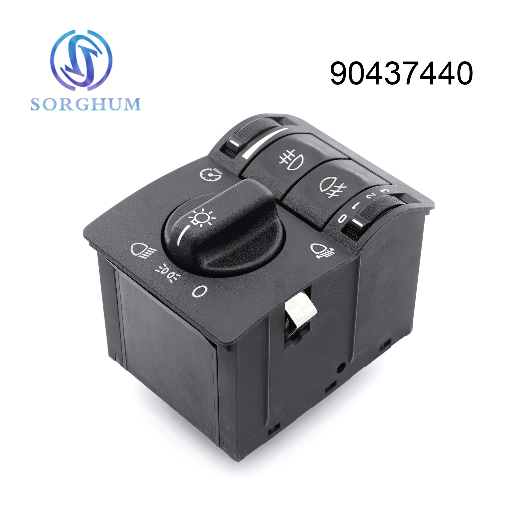 Sorghum 90437440 6240097 Neuer Scheinwerferschalter Nebelscheinwerferschalter für Opel Vectra Wagon Vauxhall 1995-2003