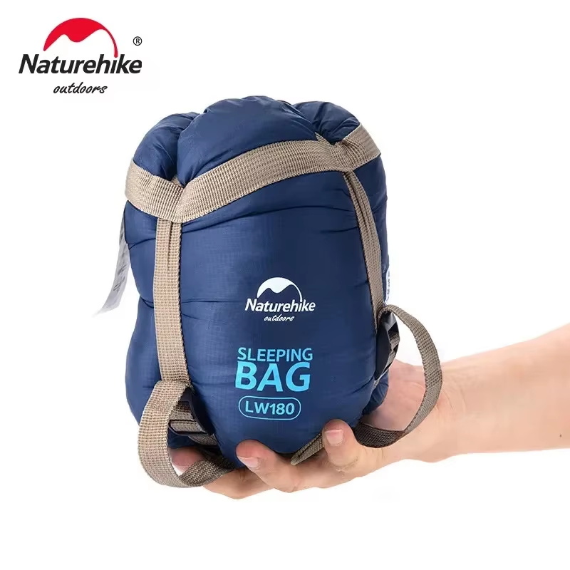 Śpiwór Naturehike LW180 Ultralekki Śpiwór Bawełniany Śpiwór Wiosenno-Letni Śpiwór Outdoorowy do Wędrówek i Kempingu