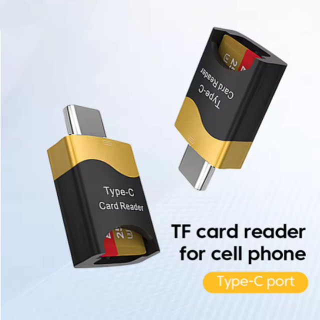 Lettore di schede adattatore OTG tipo C a micro-SD TF Lettore di schede ad alta velocità Lettore di schede di memoria intelligente per laptop Huawei Samsung