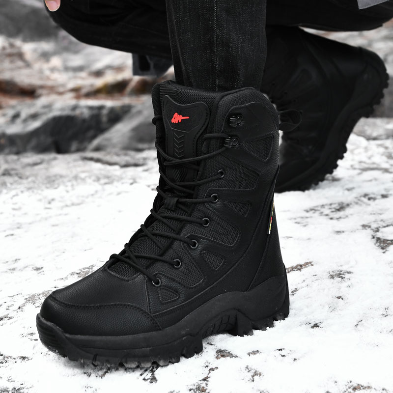 Nieuwe stijl ultralicht ademend mesh canvas tactische laarzen heren lente zomer outdoor wandelschoenen leger fan gevechtstraining