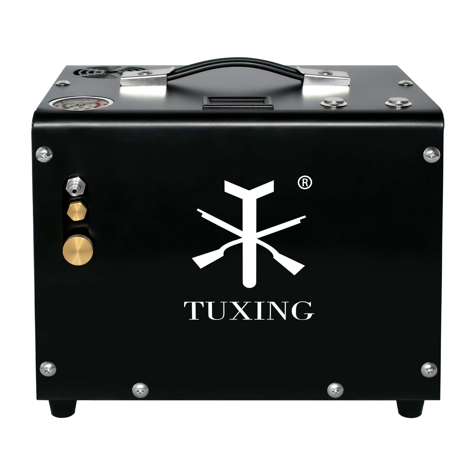 TUXING TXET062 4500Psi 300Bar Kompresor PCP Wbudowany zasilacz 12V System spustowy Bezolejowy/Wodny do karabinu pneumatycznego PCP Pistolet pneumatyczny