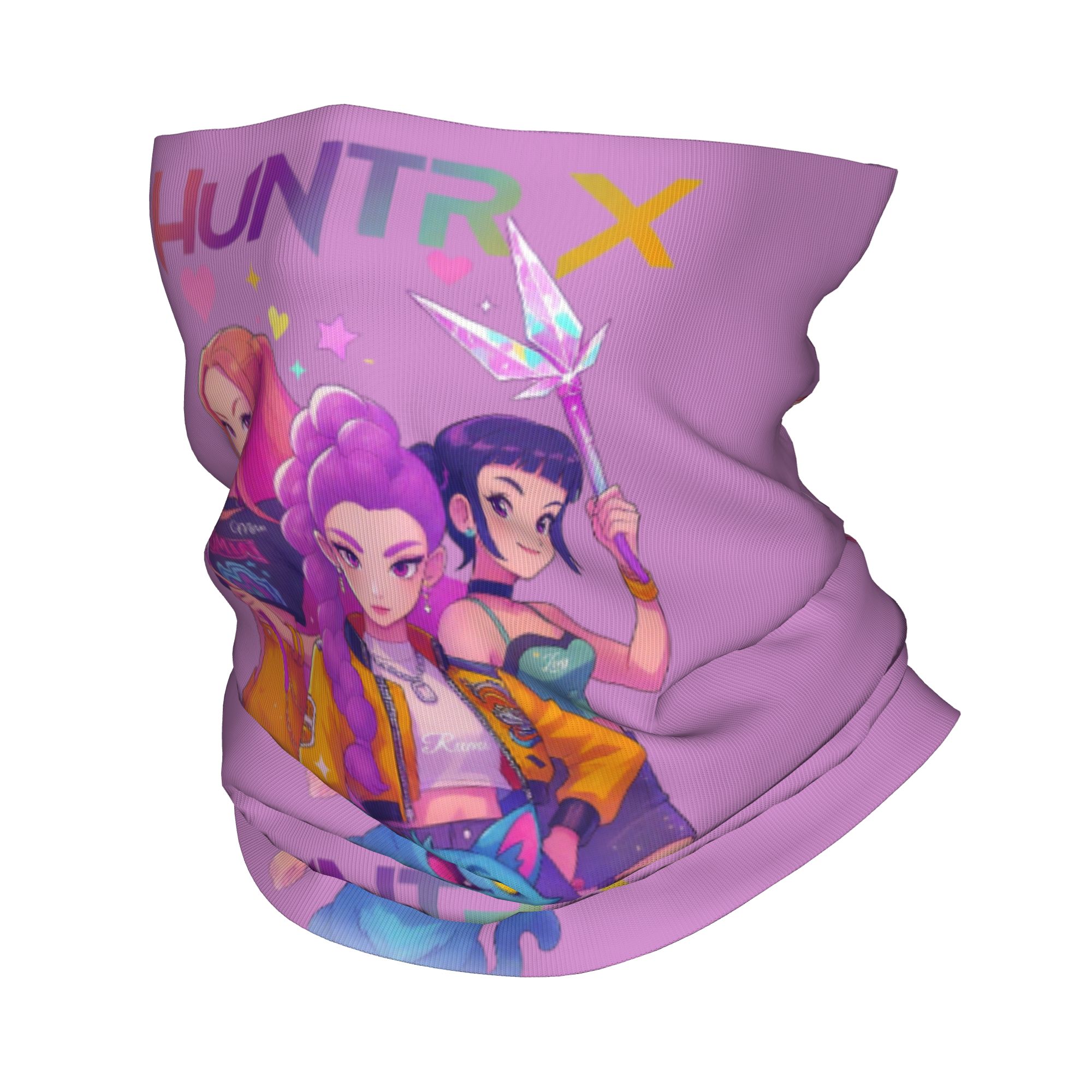 Бандана на заказ Kpop Demons Hunterses, гетры для лыжного велоспорта, женский и мужской шарф с запахом, винтажная Балаклава с принтом Y2K, теплая
