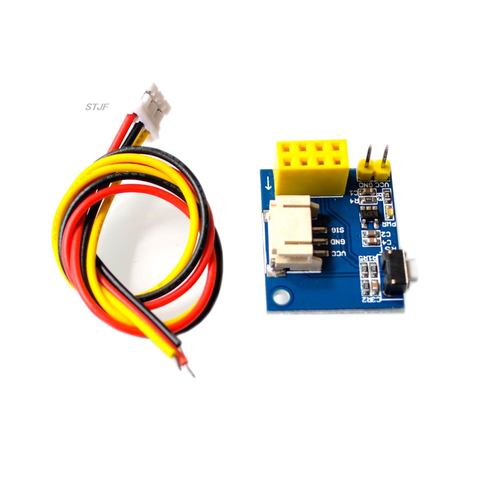 ESP8266 modul pengontrol LED ESP-01S RGB UNTUK Arduino IDE WS2812 cincin cahaya elektronik pintar DIY