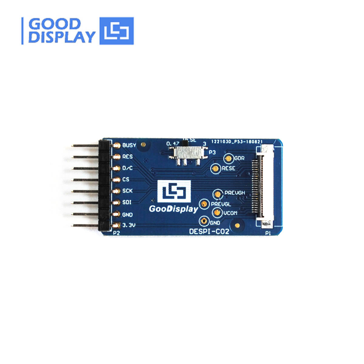 Placa adaptadora de conexión E-Ink HAT para Epaper Display DESPI-C02